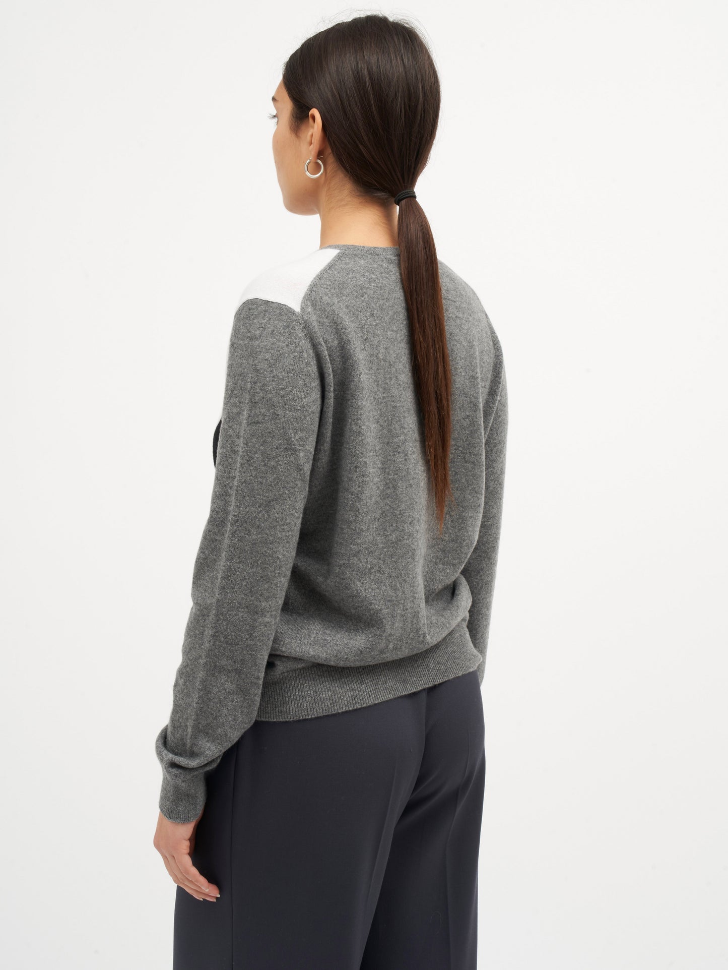 Scollo V Rombi 100% Cashmere