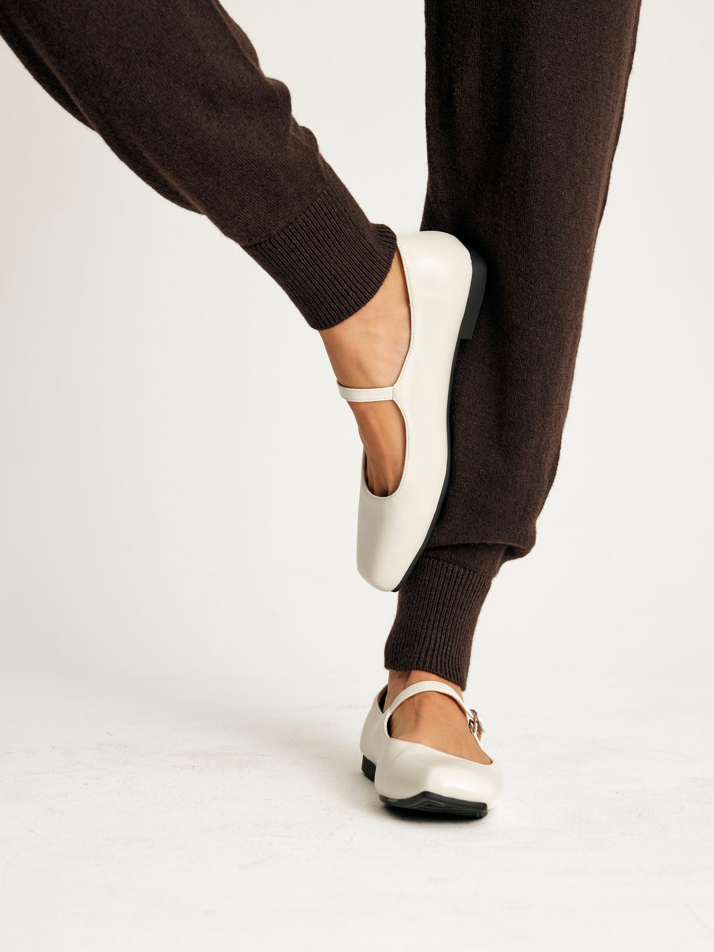 Pantalone in maglia fondo stretto Lana e Cashmere