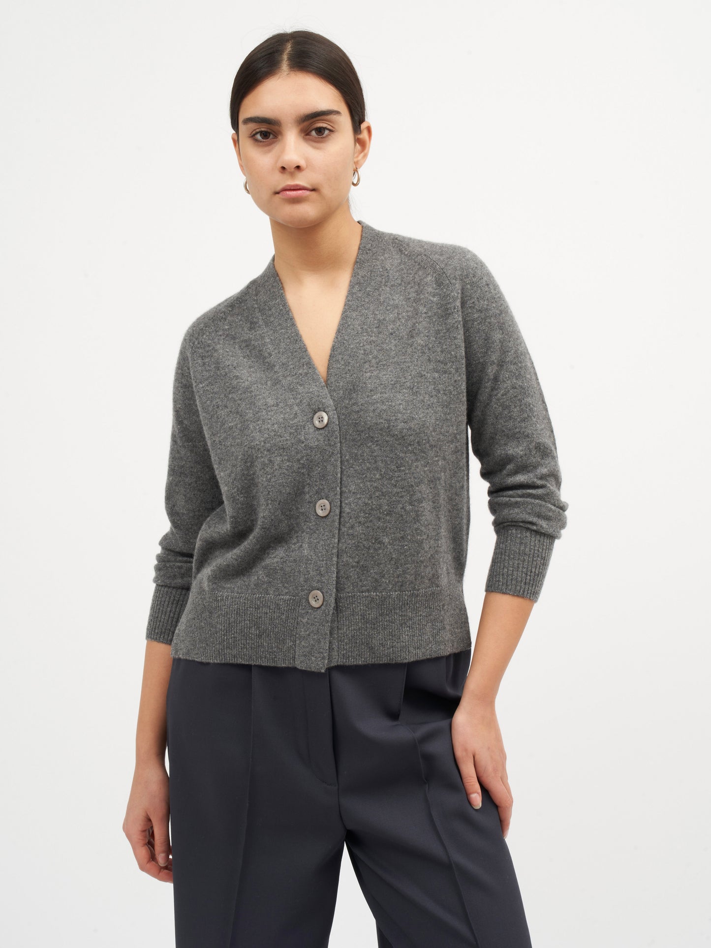 Cardigan con bottoni 100% Cashmere