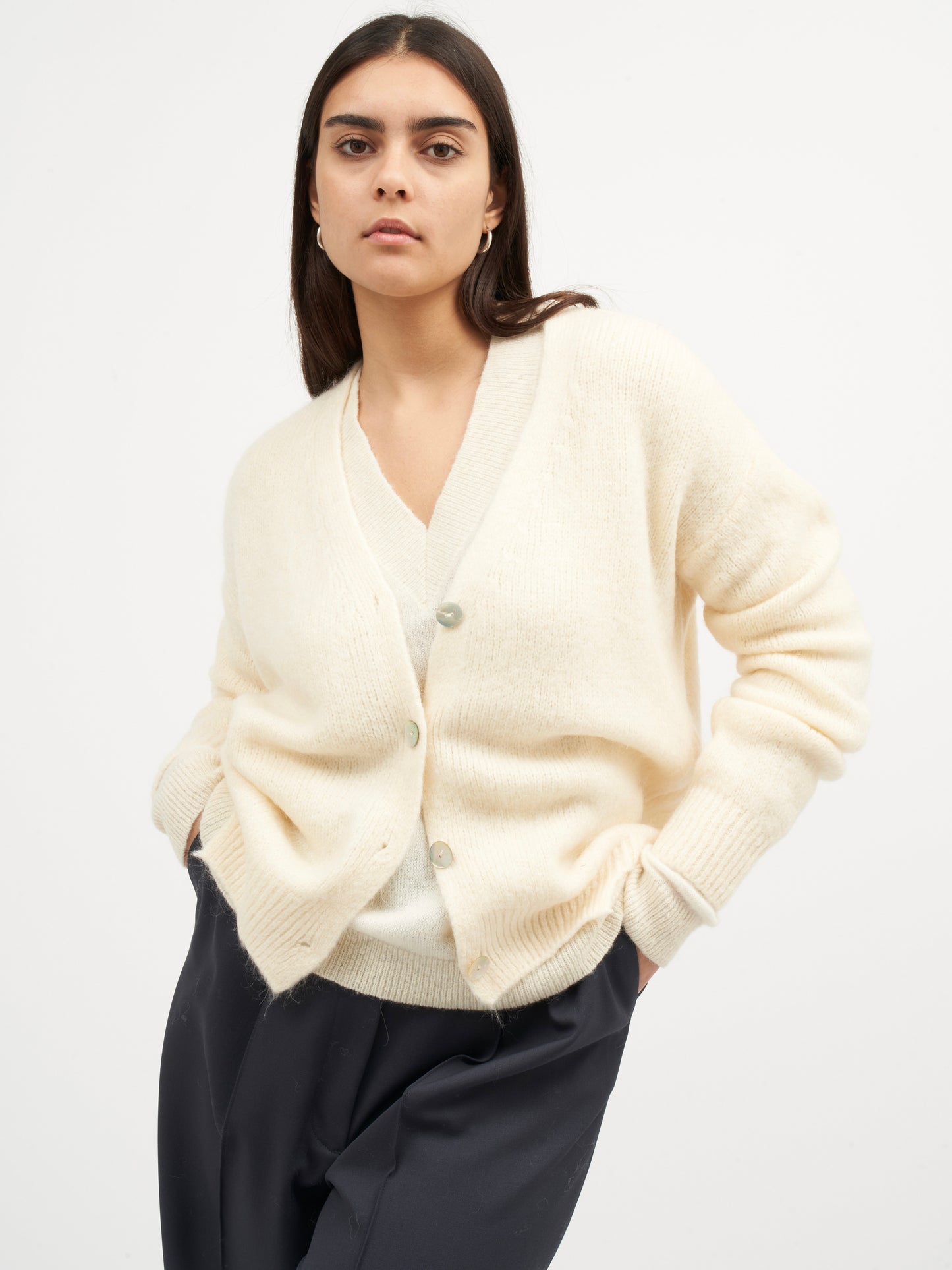 Cardigan in Mohair